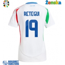 Italija Mateo Retegui #19 Gostujuci Dres za Ženska EP 2024 Kratak Rukav